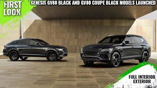 Genesis GV80 Black and GV80 Coupe Black Models Launched In Korea - Full Interior Exterior