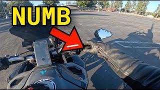 How to stop your hand from going numb on your motorcycle