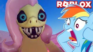 RAINBOW DASH ESCAPANDO das PÔNEIS DO MAL na FÁBRICA DE PÔNEI (Roblox) #LuliRarity