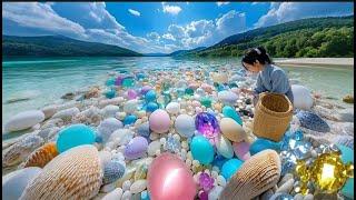 I discovered a hidden gem when I was fishing for seafood。 Sea Agate and Sea Crystal、