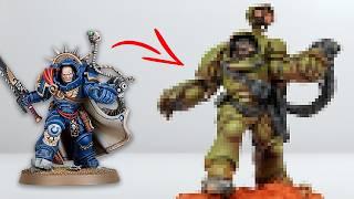 Kitbashing A CUSTOM GRAVIS CAPTAIN Space Marine Raptors Army