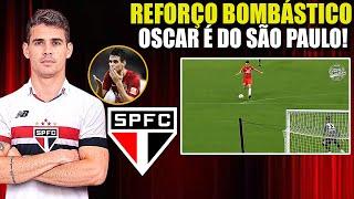 ACERTOU EM CHEIO!!! OSCAR É DO SÃO PAULO! LANCES INCRÍVEIS DO 1º REFORÇO DO TRICOLOR PARA 2025