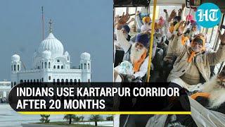 Watch: Indian pilgrims cross over to Pakistan via Kartarpur corridor to visit Gurdwara Darbar Sahib