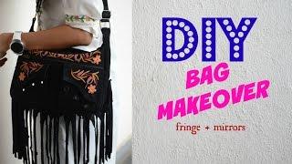 DIY 간편한 가방 변신 : DIY 프린지 백