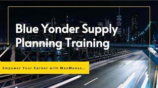 Blue Yonder Supply Planning Training – Online Training (Course & Certification Tips)