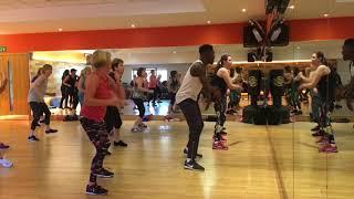 Groove Aerobics - Uptown Funk -Dance Fitness Class - Step by Step - Routine