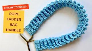 Crochet Rope Ladder | Cord Bag Handle | Easy And Fast