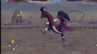 NSUNS4 Mod : Uchiha Madara Scythe & Gunbai Kyubi Susano'o Awaken