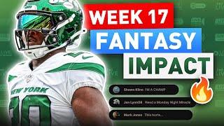 NFL Week 17 Reactions + Injuries | Takeaways From the 2024 Season & Fantasy Football Advice (2024)