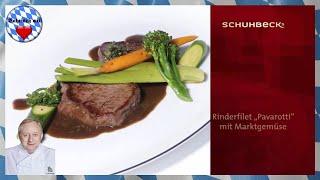 Alfons Schuhbeck - Rinderfilet "Pavarotti" mit Marktgemüse