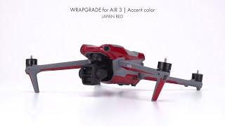 Wrapgrade Accent Color for Air 3 | JAPAN RED