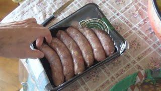 Bilyana Coarsely Chopped Sausages 600 g Unboxing, Cooking and Test