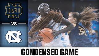 Notre Dame vs. North Carolina Condensed Game | 2024-25 ACC Women's Basketball