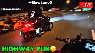 @FastLaneD auf seiner Brutale necken || Krate Bike Night