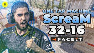 One Tap Machine ScreaM (32-16) FACEIT Ranked (Inferno) #CS2 #POV