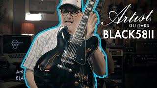 Artist Black58II Black Gloss Semi-Hollow Body Electric Guitar - Review by Michael Carpenter