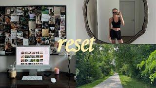 reset with me | chatty life update, grocery run, resetting at home