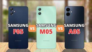 Samsung F05 vs Samsung M05 vs Samsung A05 Comparison