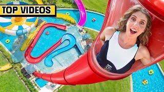 We Build The World's Best WATERPARK At Our House! | Anazala Family