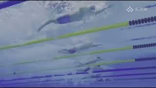 2023 Asian Games: Underwater camera footage of Pan Zhanle's 46.97 100m Freestyle