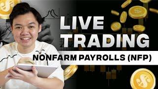 LIVE TRADING NFP CARA MEMAKSIMALKAN CUAN SAAT NEWS FOREX