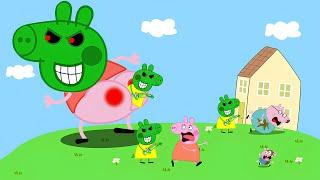 Zombie Apocalypse, Please Save Peppa ATTACK Zombies At Pig City | Peppa Pig Funny Animation