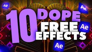 Top 10 FREE Effects for After Effects