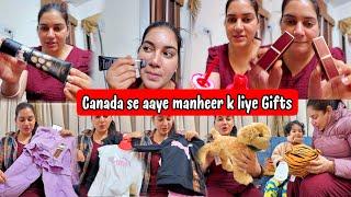 UNBOXING BEAUTIFUL GIFTS FROM CANADA | CANADA SE AAYE MANHEER K LIYE GIFTS 