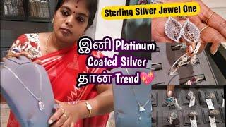 Pure Silver Jewellery Collection  | Platinum Coated Silver Jewel One  | Valentine's Day Gifts 