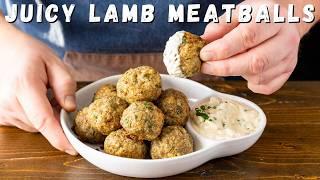 Don’t Skip THIS Step for Juicy Lamb Meatballs!