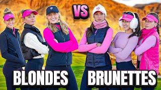 Blondes vs Brunettes | The Most Intense Golf Match Yet! (Cheating Accusations & Major Drama)