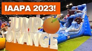 NEW 2024 JumpOrange Inflatables at IAAPA Expo.