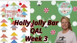 #HollyJollyBarQAL Week 3, Quilter's Patch Fabric Haul, the Stitchuation Room, 9-25-24