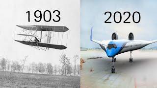 Evolution of Airplanes 1903 - 2024