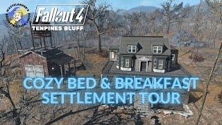 Tenpines Bluff Settlement Tour - A Bed and Breakfast in Fallout 4!