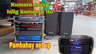 kumare mo hilig kumunta ito pwede set up na pambahay Crown RCX-15 & Zymar power CA 20