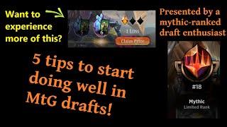 MtG Draft Guide - 5 important tips from a mythic-ranked drafter