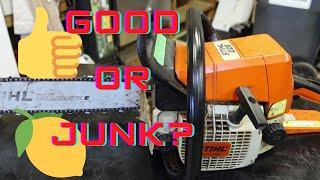 Stihl 025 fuel leak repair -will it start?