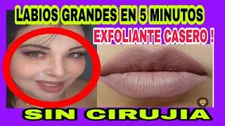 LABIOS MAS GRANDE !!! CON  EXFOLIANTE CASERO . #LABIOS /ROSA HEGUY BLOGS