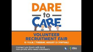 Dare to Care Volunteer Recruitment Fair 2022