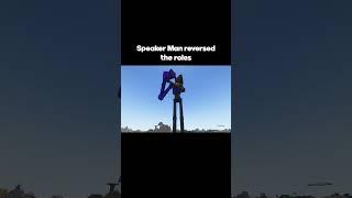 Speaker Man reversing the roles 