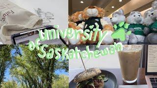 USASK Uni Vlog | Fall Term 2022 : dog therapy, not much studying, aesthetic cafés | Seakae