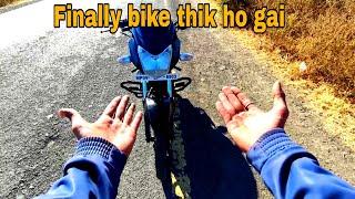 Finally bike thik ho gai  #motovlog #travelvlog #souravjoshivlogs #herapheririder