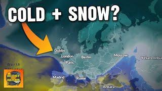 Europe Weather: Here’s Where Snow is Possible Through Next Week + Update on Southern EU Flood Risk