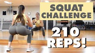 The Best 30 Day SQUAT CHALLENGE for Bigger Butt | Grow Your Booty At Home | No Equipment