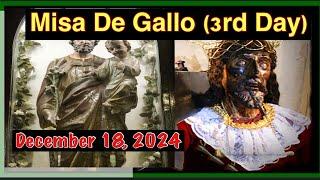 Quiapo Church Live Mass Today (MISA DE GALLO Day 3) December 18, 2024