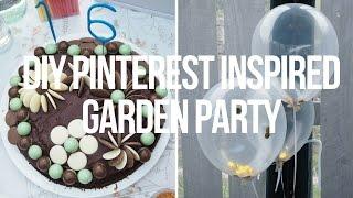 SUMMER DIY PINTEREST INSPIRED GARDEN PARTY IDEAS | LaurenMThwaites