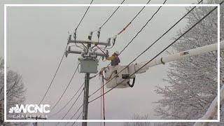 Duke Energy crews preparing for snow in Charlotte