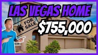 HUGE 5 Bedroom Home For Sale in Las Vegas - Mountain's Edge #movingtolasvegas