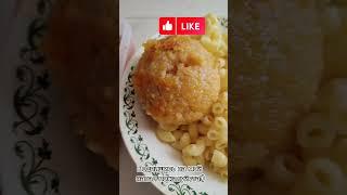 Макароны с котлетой и красной малосольной рыбой. #вкусно #вкусноипросто